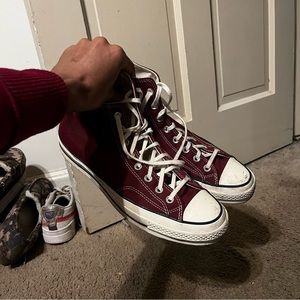 Burgundy Converse Chuck ‘70’s